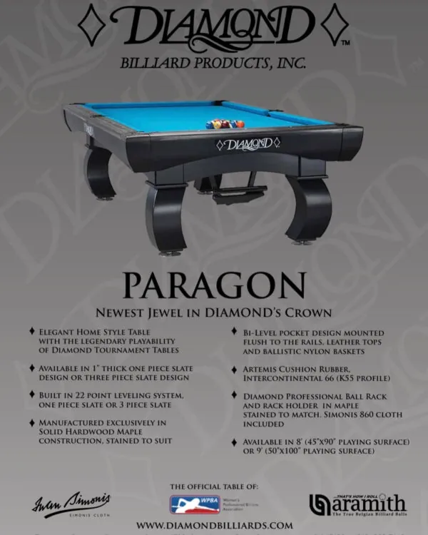 Diamond Paragon Pool Table - Image 3